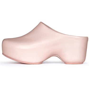 Runway Platform Mules Shoes Women Office Lady Leisure Half Slippers Luxury Designer Thick Bottom Flat Shoes Large