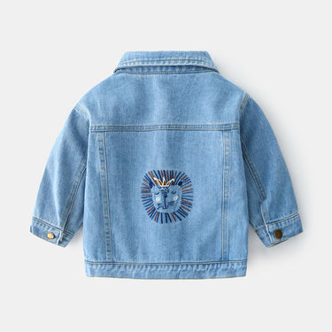 Casual Kids' Denim Jacket for Boys Outerwear for Children Comfortable Design