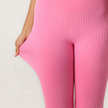 Yoga Clothing Suit Women's Fall Winter Running Fitness Sports Jacket Zipper Short Sleeve Seamless Cropped Trousers