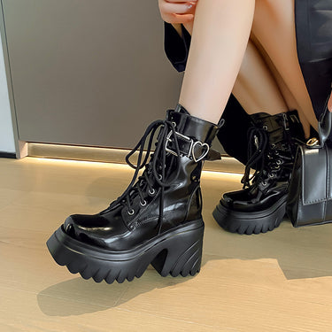 High Quality Ankle Boots For Women Genuine Leather Autumn Winter Comfortable Warm Fur Women Motorcycle Boots Shoes black