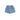 Jela Kids Girls Denim Shorts Mid-Size Washed Cotton Skirt Pants