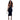 Slanted shoulder sleeveless dress for women