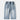 Girls' Fashionable Wide-Leg Denim Pants Spring Autumn Casual Style Long Pants for Kids