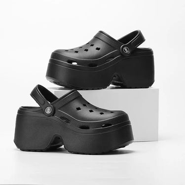New Chunky Platform Sandals for Women 2024 Summer Non-Slip Beach Slippers Woman Thick Bottom Eva Wedges Sandles Garden Shoes