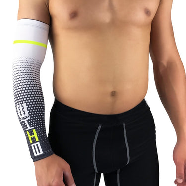1 Pair Cool Men Cycling Running Bicycle UV Sun Protection Cuff Cover Protective Arm Sleeve Bike Sport Arm Warmers Sleeves