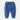 Soft Stretch Cuffed Mid-Waist Solid Color Kids Denim Pants with Cotton Jeans Clothing
