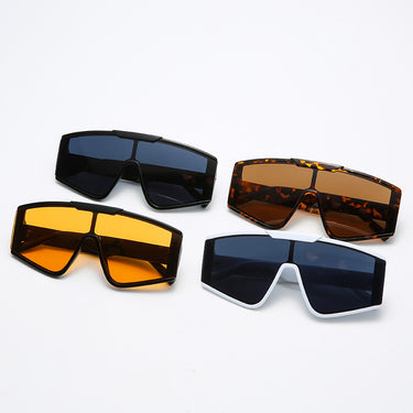 New Fashion Big Frame Sunglasses Men And Women Tide Outdoor Street Shooting Sunglasses Leisure Riding Glasses