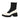 Splicing Genuine Leather Women Ankle Boots Round Toe Autumn Winter Thick High Heels Casual Office Working Short Boots