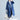 Fashion Denim Solid Trench Coat Autumn New Casual Turn Down Collar Jeans Trench Coat for Women