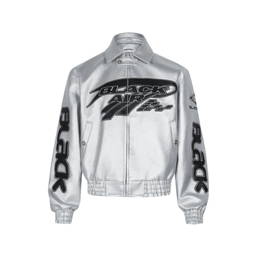 Clean Fit Litchi Eco-Leather Jacket for Men and Women