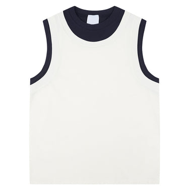 Design Spliced Vest Men's Sleeveless Sports Fitness