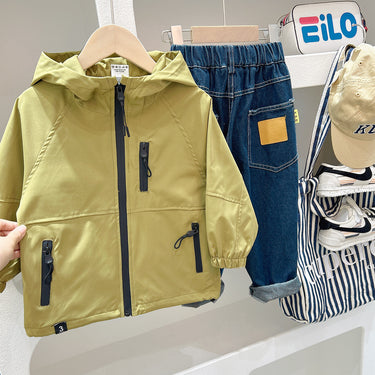 Outerwear for Boys Spring Casual Top Trendy Kids Clothes