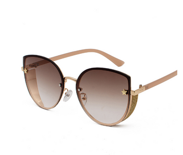 Sexy Ladies Five-pointed Star Decoration Women's Sunglasses High Quality Fashion Shades Glasses