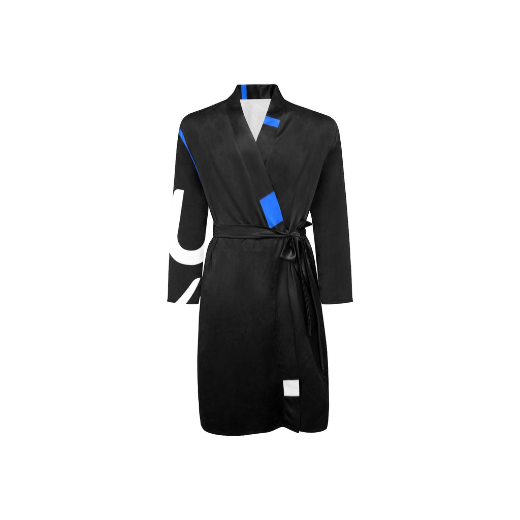 Men's Long Sleeve Belted Night Robe (H56)