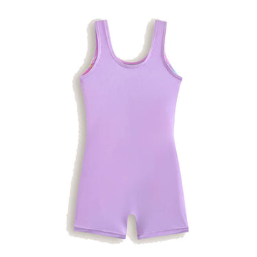 Printed Sleeveless One-Piece Swimsuit for Kids Girls