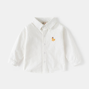 Boy's Denim Shirt  Long Sleeve Shirt Kids Top