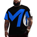 Men's Plus Size Drop Shoulder Short Sleeve T-Shirt
