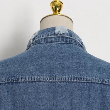 Women Jackets Knitting Patchwork Asymmetry Denim Coats And Jackets Women Irregular Color Matching Vintage Jaket Jeans