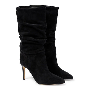 Pointed Toe Stiletto High Heel Sleeve Pleated Colorful Fashion Catwalk Plus Size Boots Women's Boots