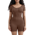 Women Body Shaping Waist Slimming Short Sleeve Seamless Spicy Jumpsuit