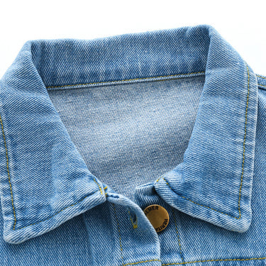 Casual Kids' Denim Jacket for Boys Outerwear for Children Comfortable Design