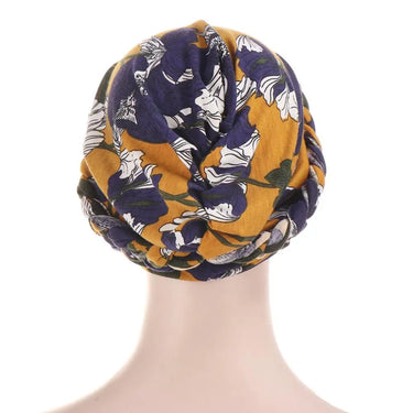 Muslim Women Silk Braid Pre tied Turban Hat Headscarf Cancer Chemo Beanie Cap Headwear Head Wrap Hair Accessories