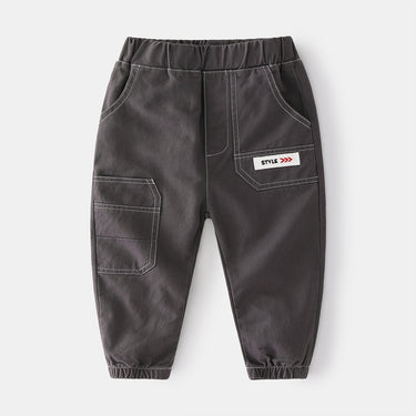 Kids' Mid-rise Spring Casual Cargo Pan