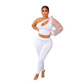 Women's hollowed out pants set