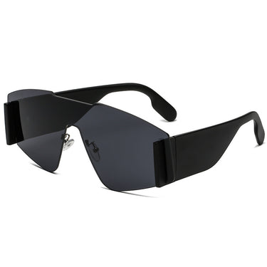 New Fashion One Piece Large Frame Sunglasses Men And Women Wide Frame Sunglasses