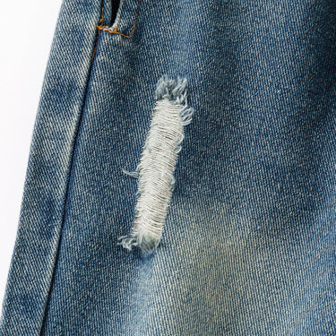 Ripped Denim Pants Streetwear Long Pants for Kids