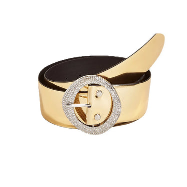 High Quality Ladies Fashion Gold Belt Dress Shirt Suit Decorative Pin Buckle Belts for Women Luxury Designer Waist Belt