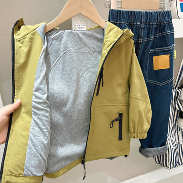 Outerwear for Boys Spring Casual Top Trendy Kids Clothes