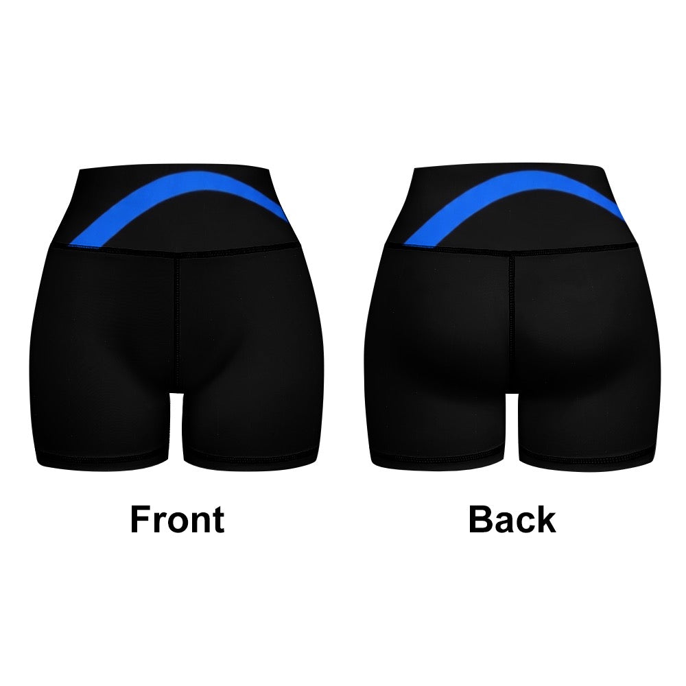 Women's yoga set including shorts