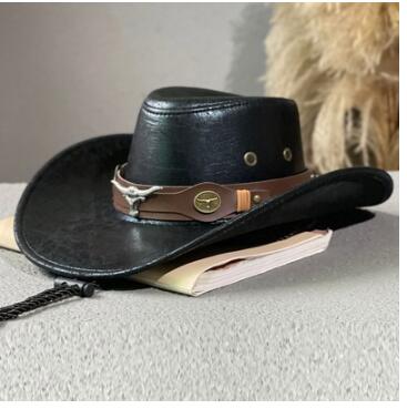 Jazz hat for men and women, spring and autumn outdoor sun protection hat, travel knight hat, western cowboy hat