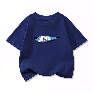 Cute Children's T-Shirt Girl's Basic Tee for Kids and Students Short Sleeve Top