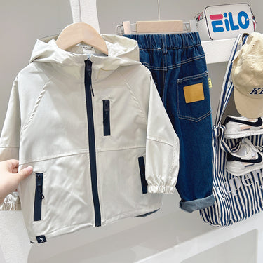 Outerwear for Boys Spring Casual Top Trendy Kids Clothes