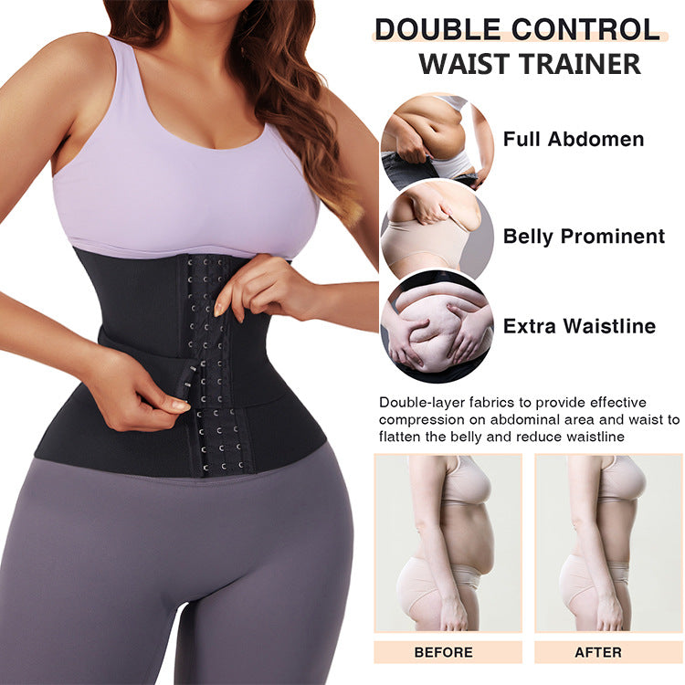 Abdominal Waist Belt Abdominal Training Enhanced Version Double Breasted Girdle Sports Corset Postpartum Body Sculpting Belt