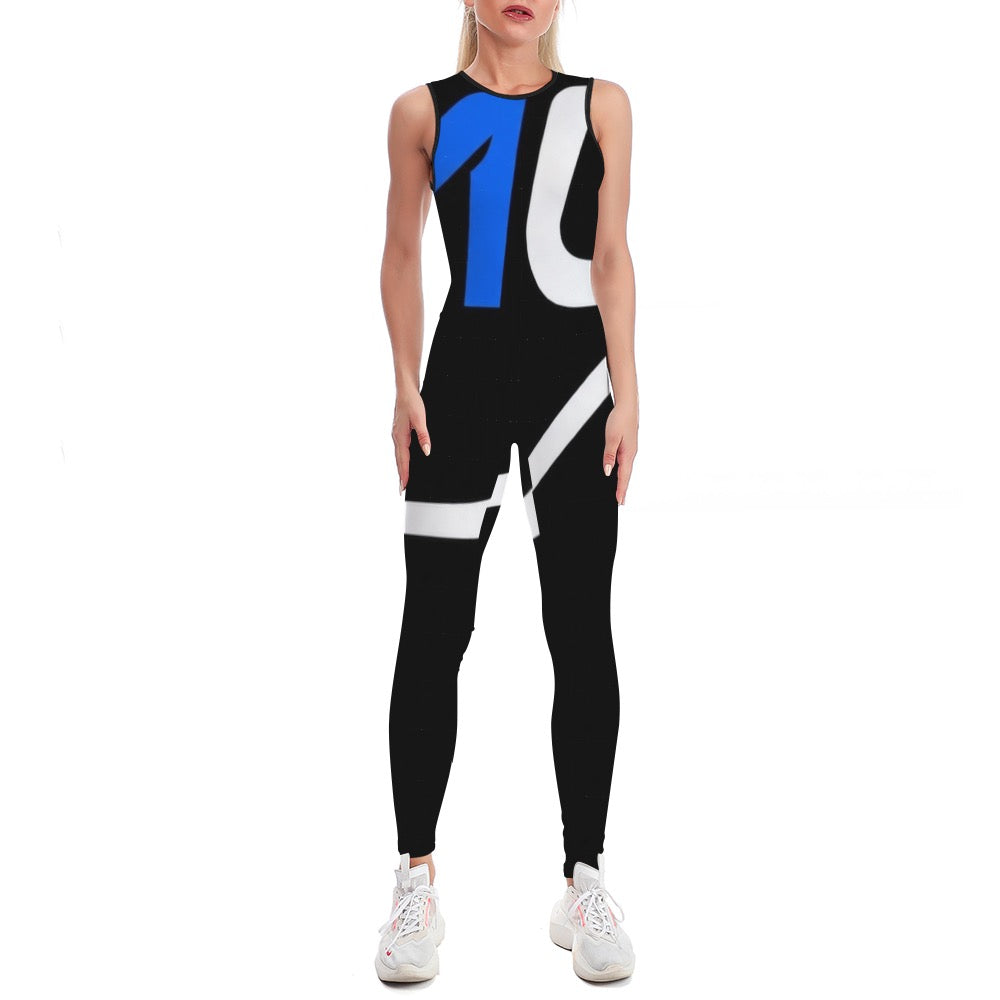 Colorful Ladies Bodysuit Yoga Pants