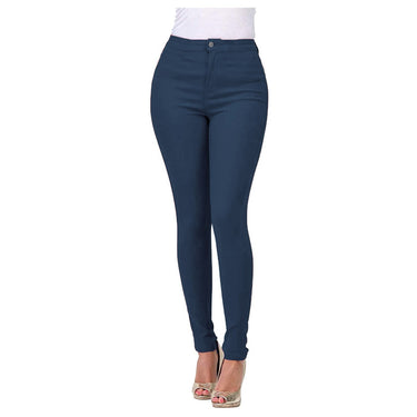 Basic stretch slim fit multi-color jeans for women