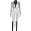 Autumn Fashion Trendy Tied Top with Five-Quarter Pants and Skinny Pants Two-Piece Set