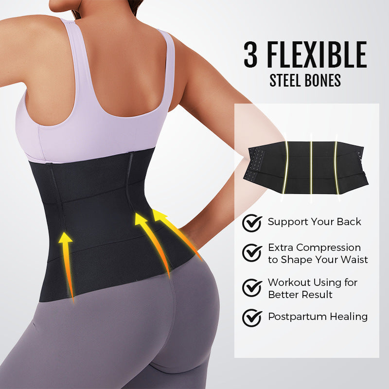 Abdominal Waist Belt Abdominal Training Enhanced Version Double Breasted Girdle Sports Corset Postpartum Body Sculpting Belt