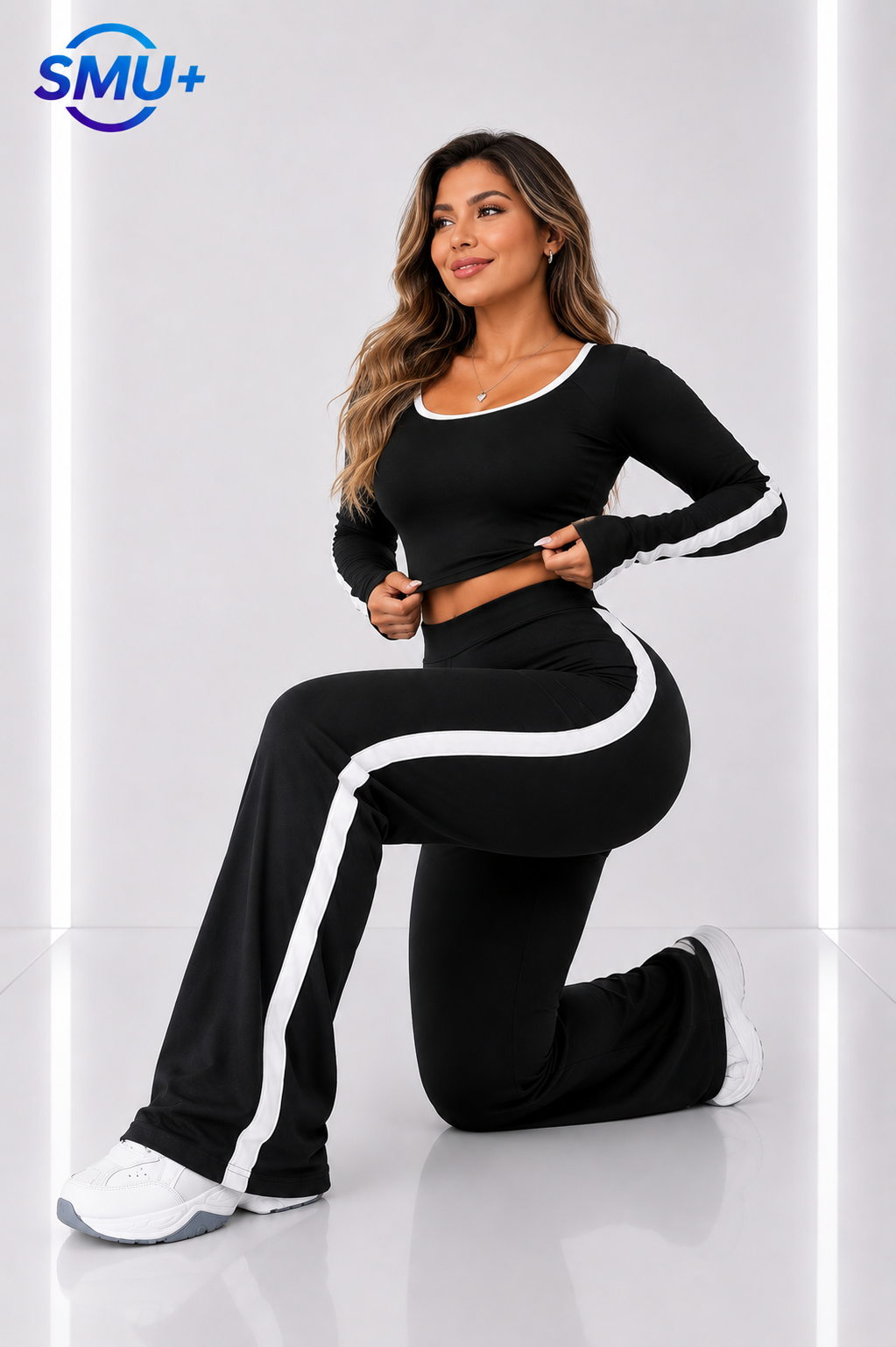 Women's European and American minimalist fashion set
