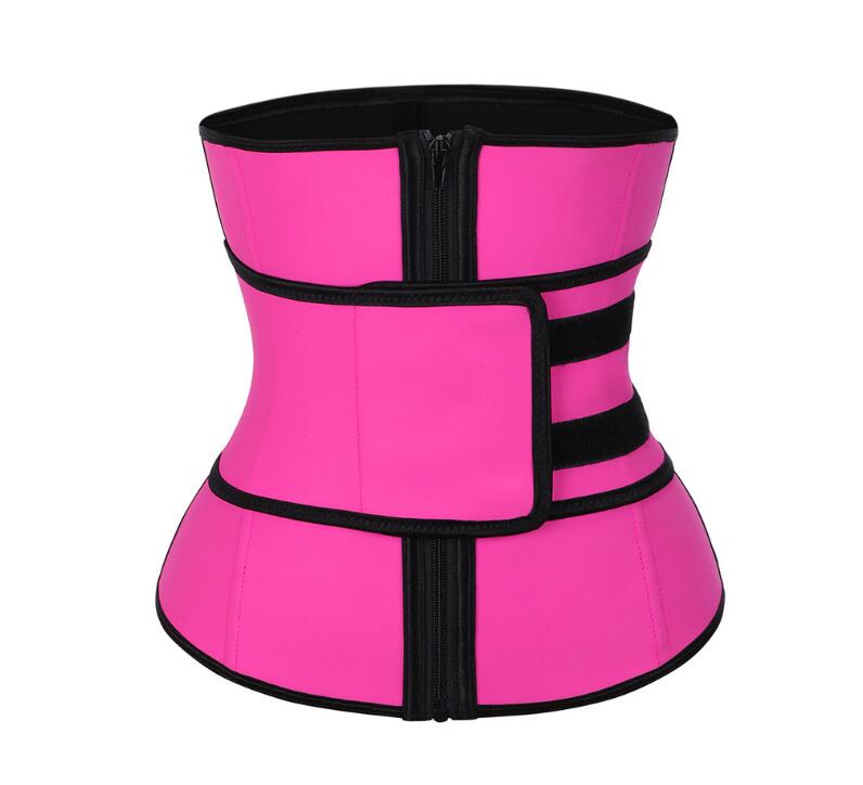 Abdominal Belt High Compression Zipper Plus Size Latex Waist Cincher Corset Underbust Body Fajas Sweat Waist Trainer