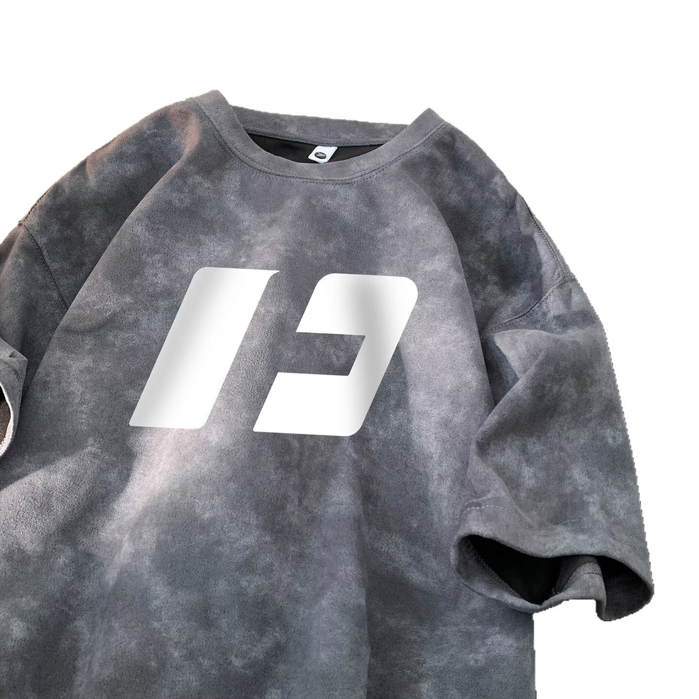 Printed Short Sleeve Couple's Loose Casual T-Shirt