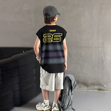 Children's Clothing Boys Sleeveless Set Cool Vest for Kids