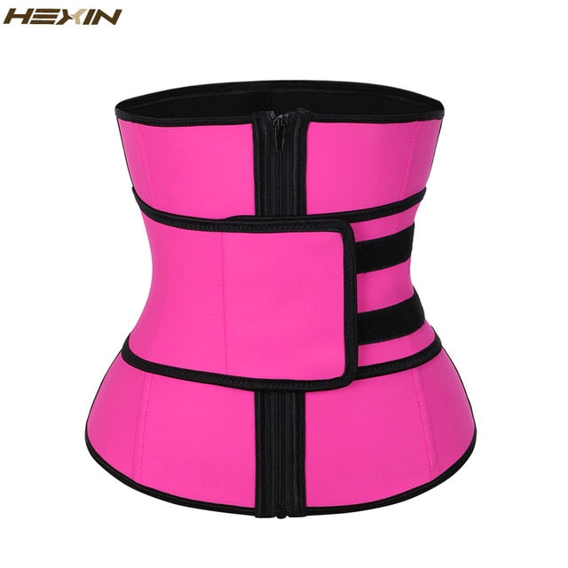 Abdominal Belt High Compression Zipper Plus Size Latex Waist Cincher Corset Underbust Body Fajas Sweat Waist Trainer
