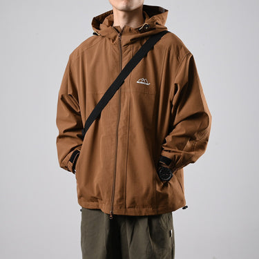 Winter Outdoor Jacket for Men,Casual Hooded Cotton-Padded Coat