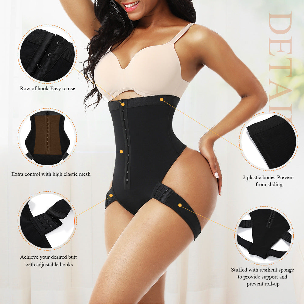 Women's Body Sculpting Pants Plus Fat Increase Breasted High Waist And Hip Artifact Waist And Hip Pants