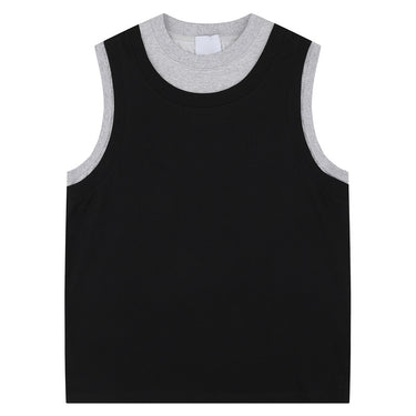 Design Spliced Vest Men's Sleeveless Sports Fitness