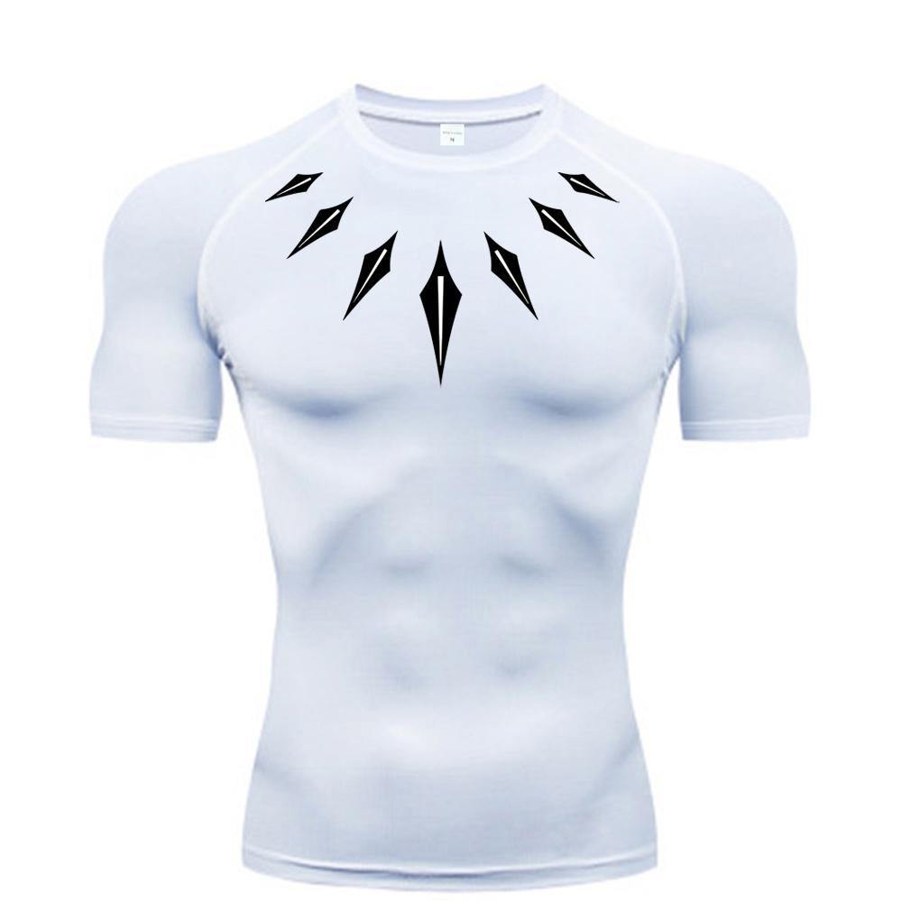 Printed Long Sleeve T-Shirt for Men, Quick-Dry Breathable Workout Running Top
